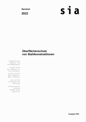 Oberfl&amp;#228;chenschutz von Stahlkonstruktionen