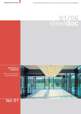 01/06 Cencevoir et construire - Construire en acier - steeldoc tec 01